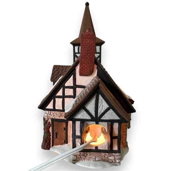 Department 56 Dickens Village Old Michael Church (Retired) #55620 With Box - Picture 6 of 11